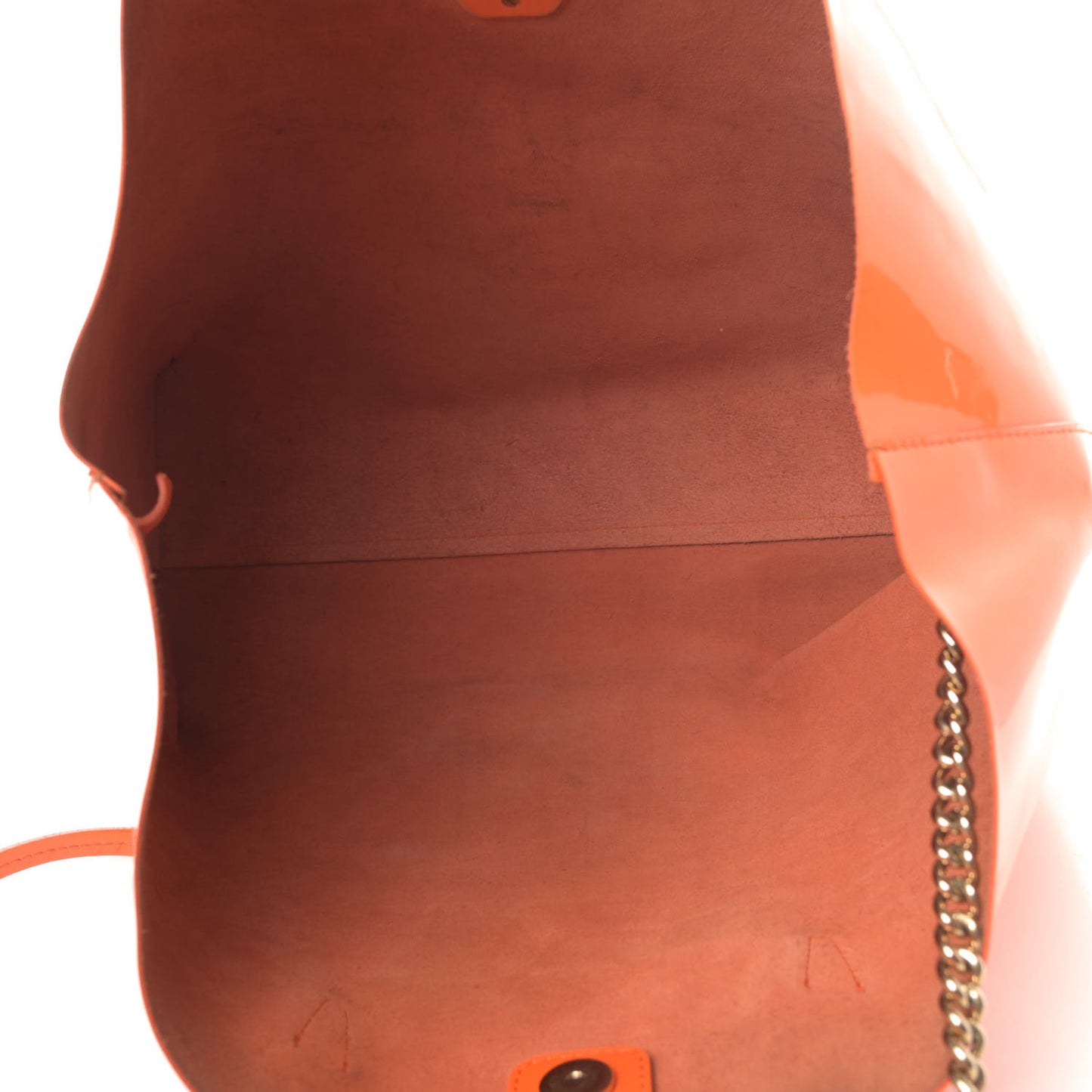 Vernice Palazzo Medusa Tote Orange