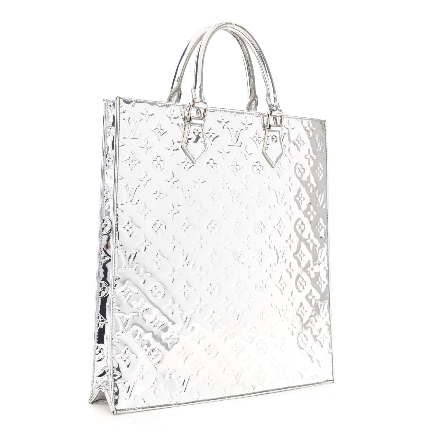 Louis Vuitton Monogram Miroir Sac Plat Silver 2 of 13