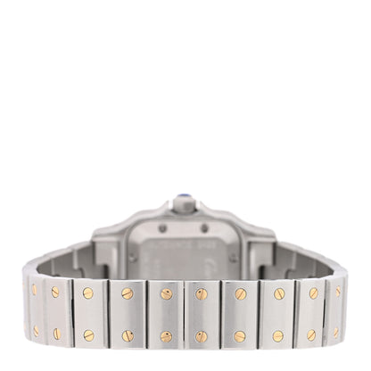 Cartier Stainless Steel 18K Yellow Gold 24mm Santos De Cartier Galbee Automatic Watch 3 of 4
