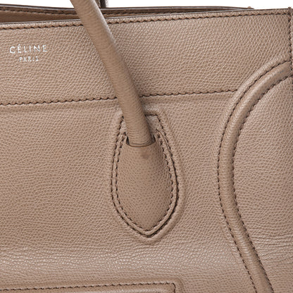 Celine Grained Calfskin Medium Phantom Luggage Taupe 8 of 20