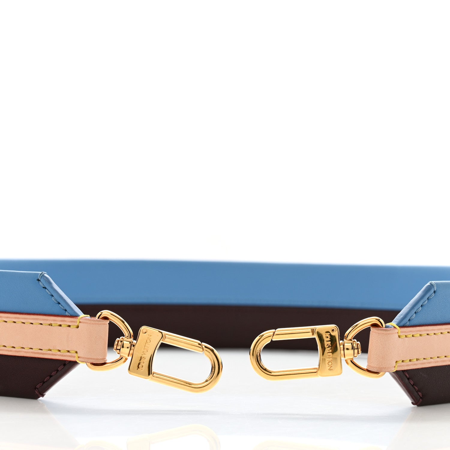 Louis Vuitton Calfskin Cluny MM Shoulder Strap Blue Glacial 3 of 5