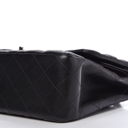 Chanel Lambskin Quilted Jumbo Double Flap Black 8 of 12