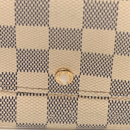 Louis Vuitton Damier Azur Emilie Wallet 11 of 13