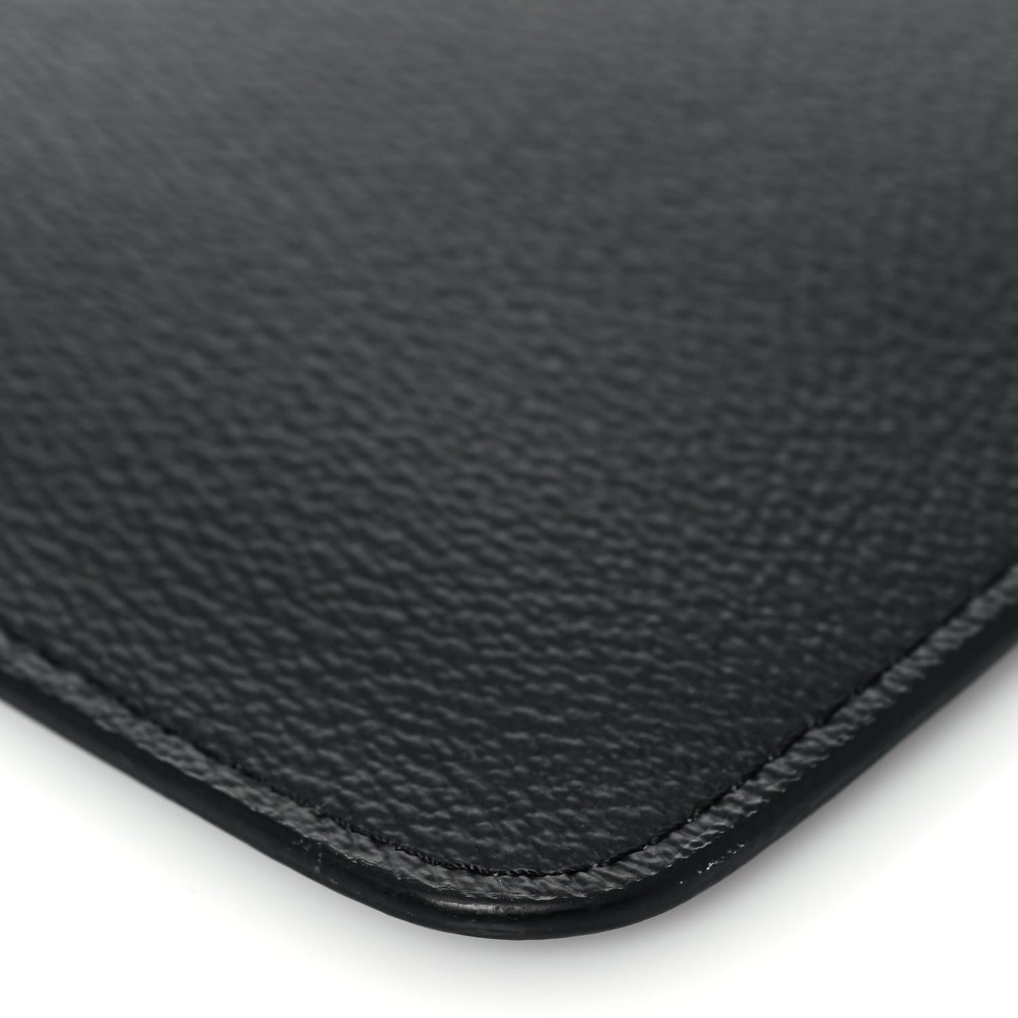 Coated Canvas Monkey Brother Print Large Zip Pouch Black