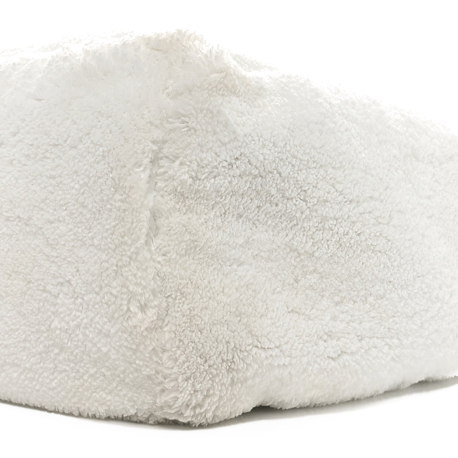 Prada Terry Cloth Tote Bag White Black 9 of 9