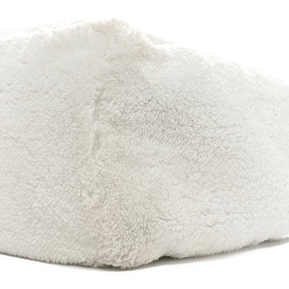 Prada Terry Cloth Tote Bag White Black 9 of 9