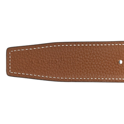 Hermes Box Togo 32mm Quizz H Belt 90 Black Gold 5 of 6