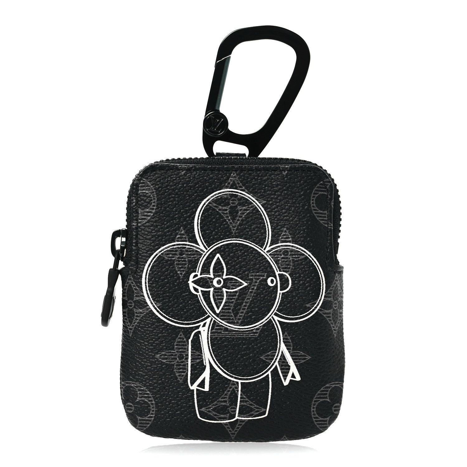 Louis Vuitton Monogram Eclipse Vivienne Zipper Key Ring 1 of 6