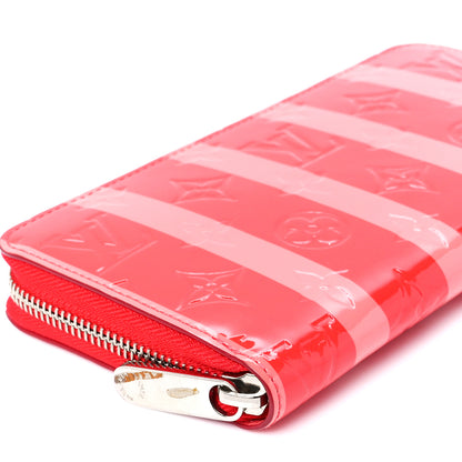Louis Vuitton Vernis Rayures Zippy Wallet Poppy 11 of 13