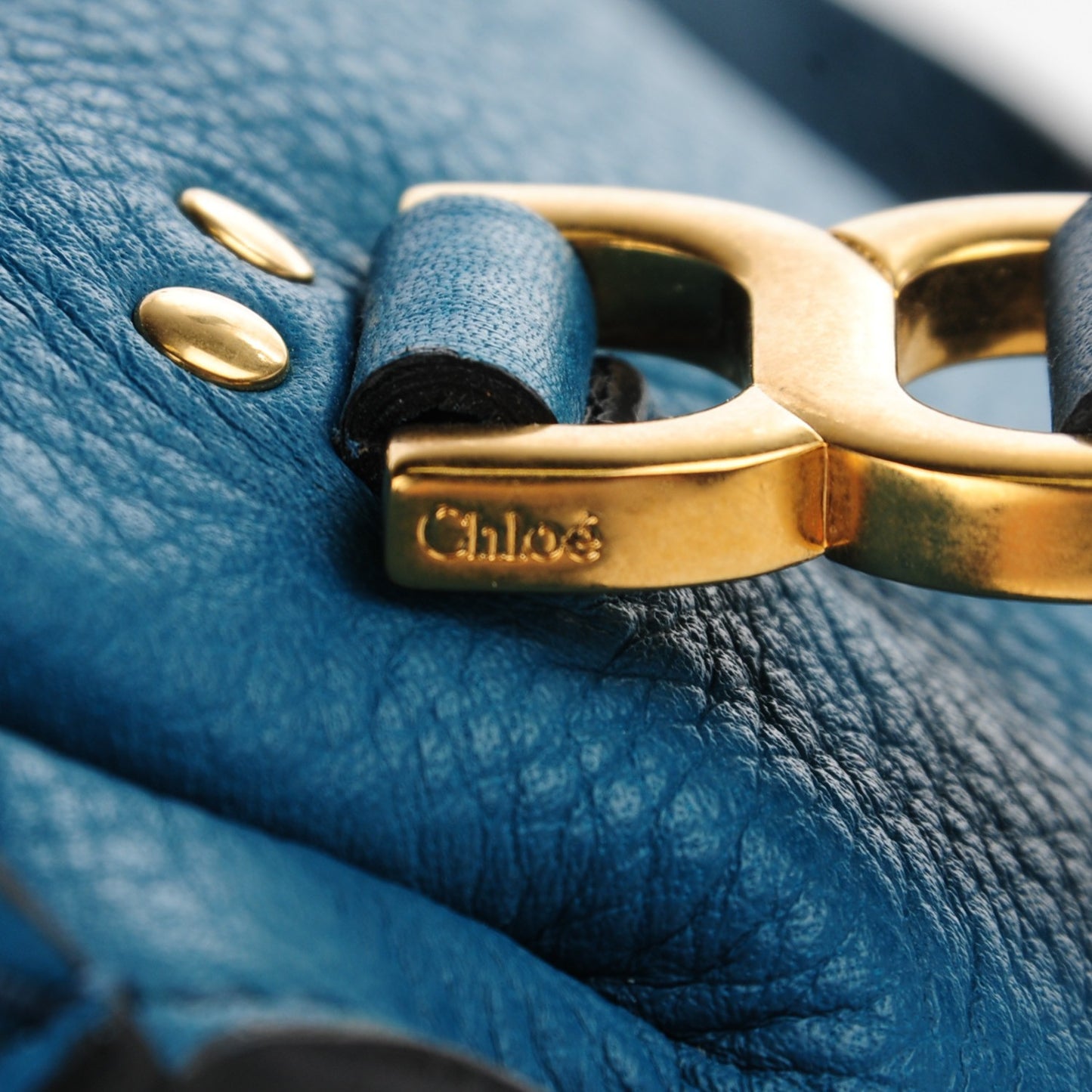 Calfskin Mini Marcie Satchel Laguna Blue
