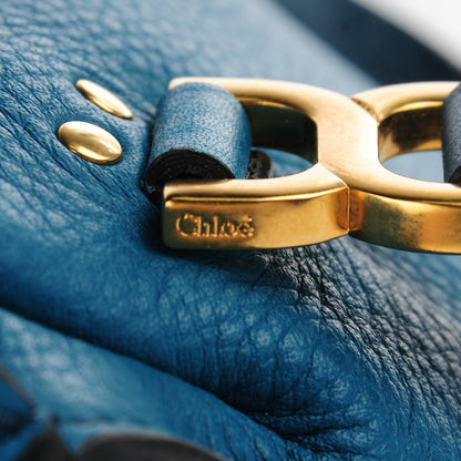 Chloe Calfskin Mini Marcie Satchel Laguna Blue 6 of 9