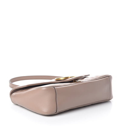 Gucci Calfskin Matelasse Small GG Marmont Shoulder Bag Porcelain Rose 4 of 11