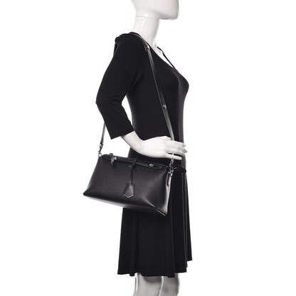 Fendi Vitello Dolce Medium By The Way Boston Bag Black 3 of 25