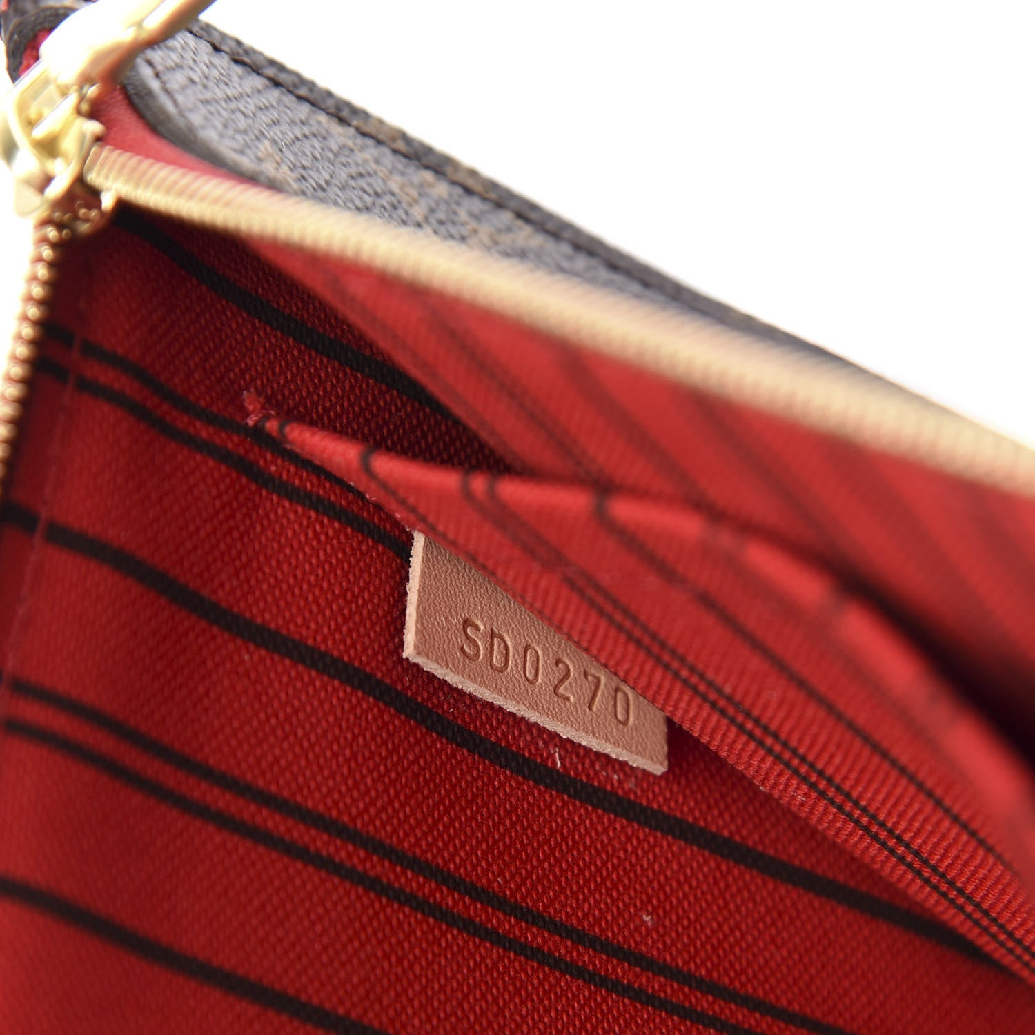 Louis Vuitton Monogram Neverfull MM GM Pochette Cherry 7 of 9