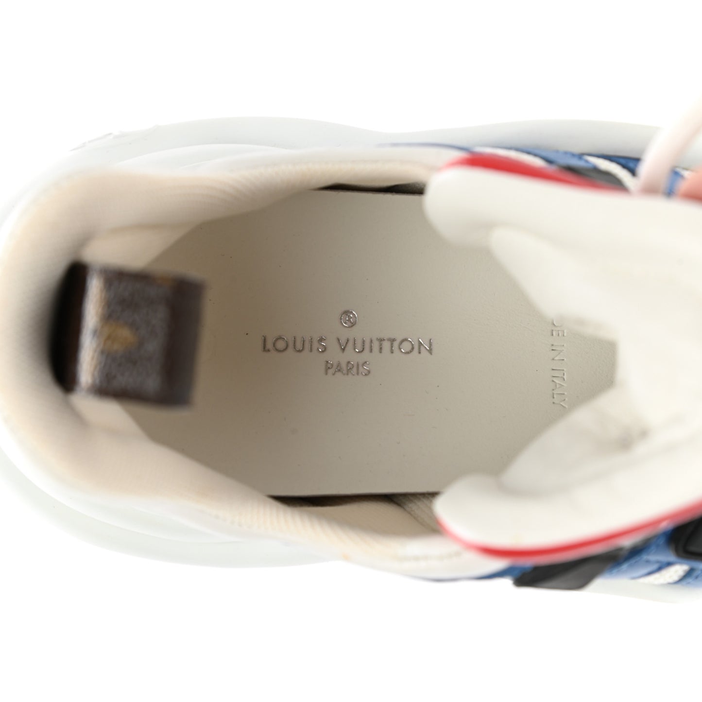 Calfskin Technical Nylon LV Archlight Sneakers 36 Electric Blue