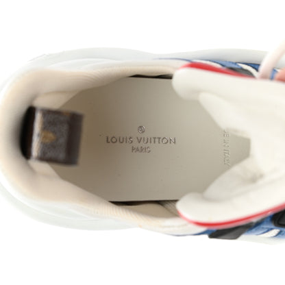 Louis Vuitton Calfskin Technical Nylon LV Archlight Sneakers 36 Electric Blue 7 of 9