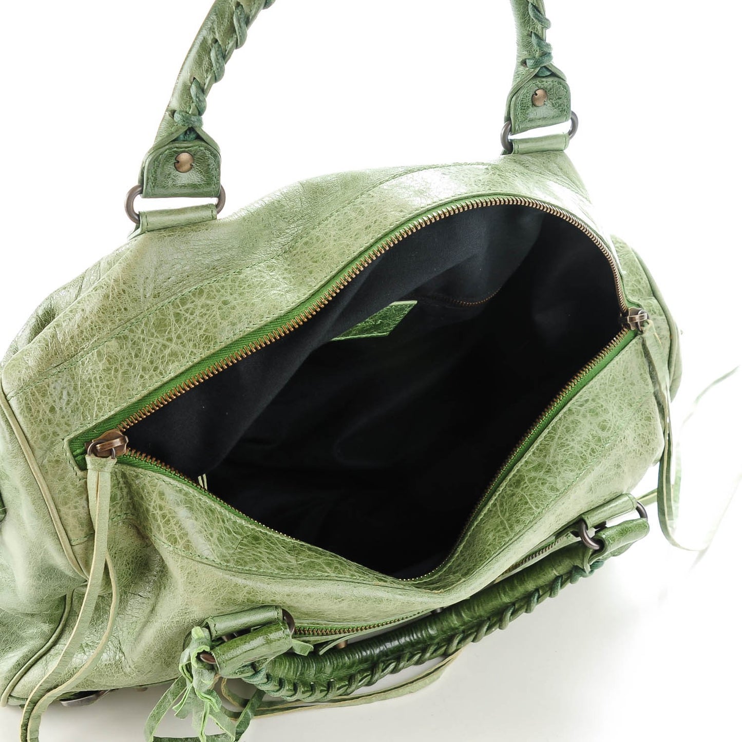 Agneau Classic Hardware Twiggy Vert Thyme