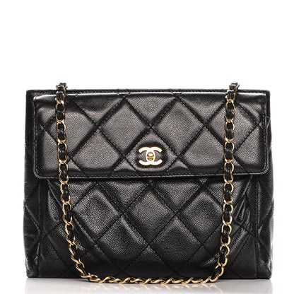 Chanel Caviar Quilted Flap Shoulder Bag Black 1 of 12
