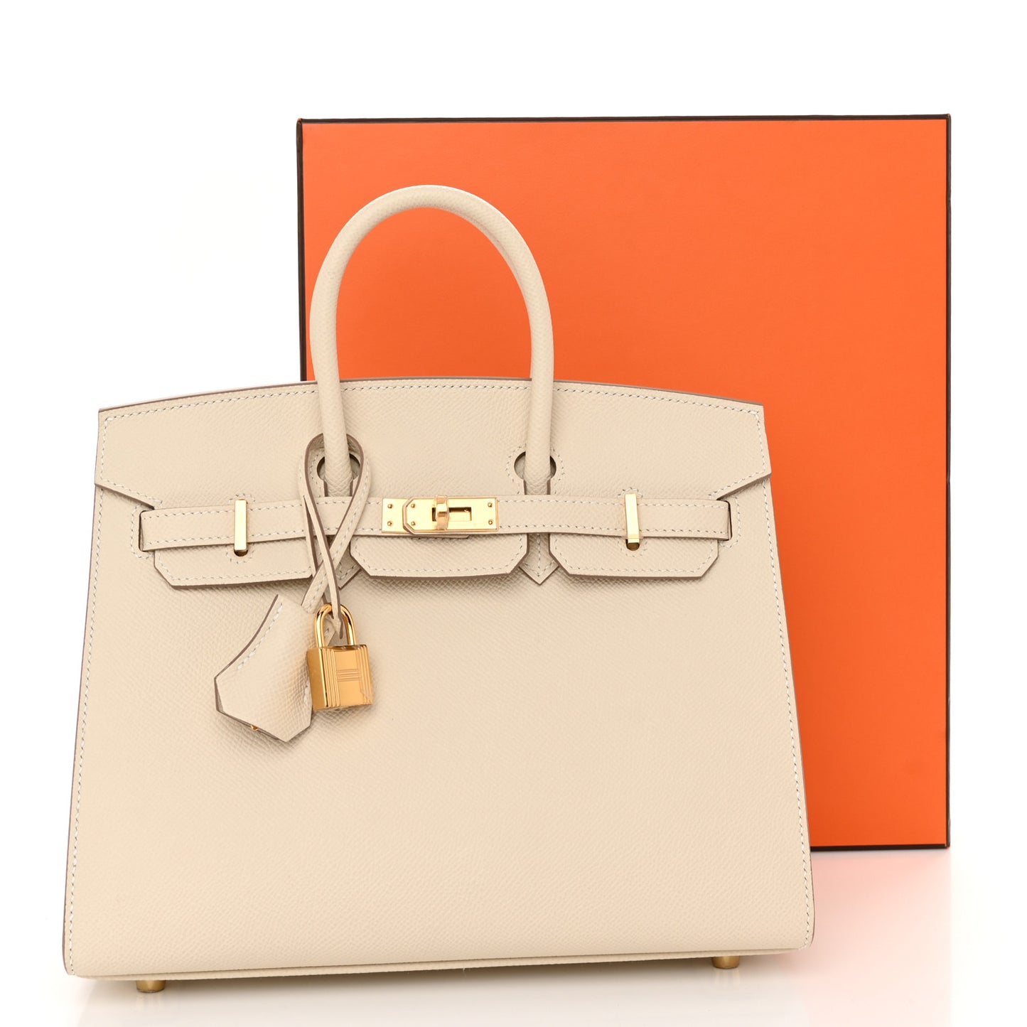 Epsom Birkin Sellier 25 Craie