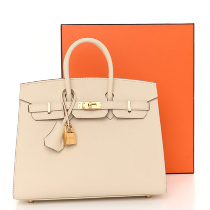 Hermes Epsom Birkin Sellier 25 Craie 13 of 13