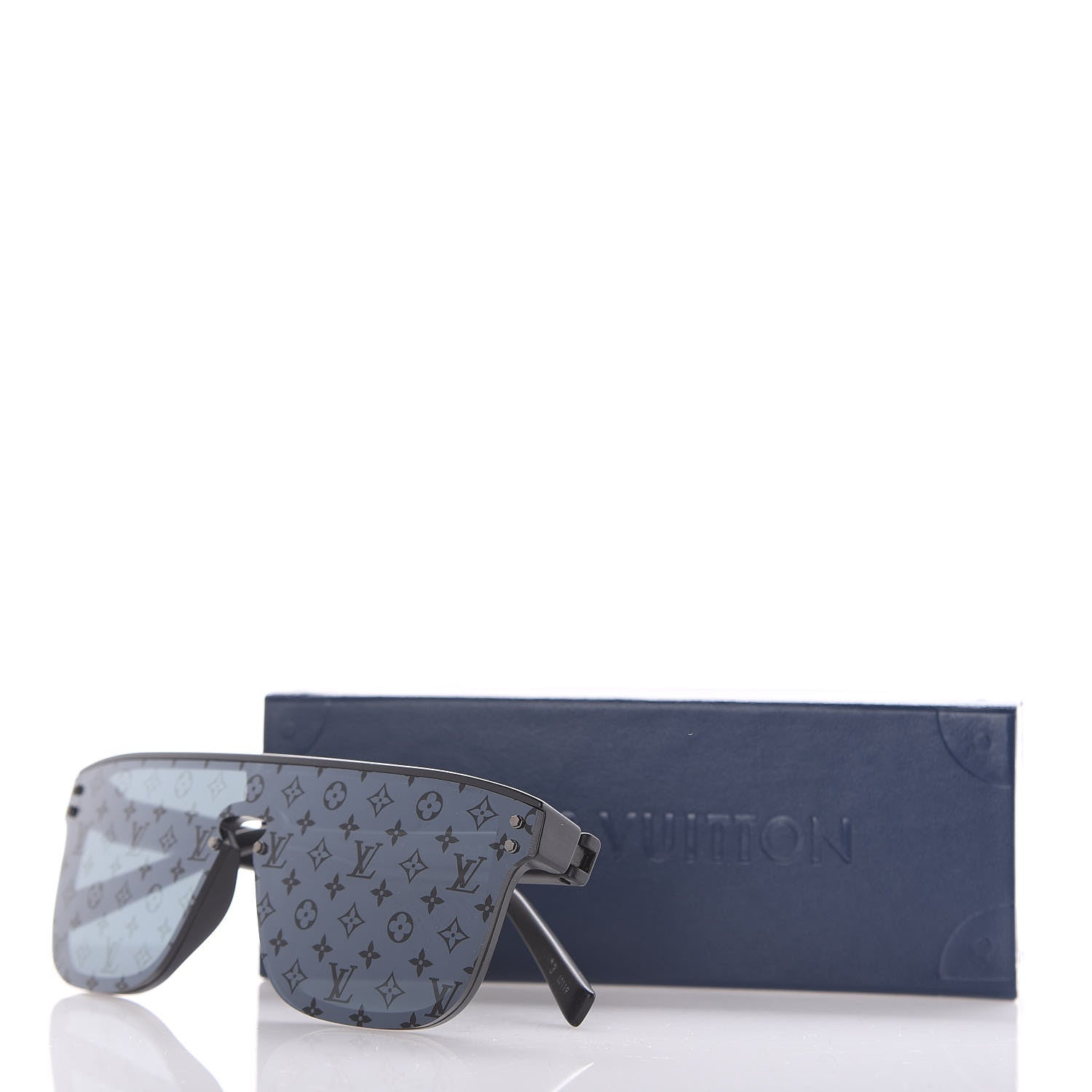 Louis Vuitton Acetate LV Waimea Square Sunglasses Z1082W Black 8 of 8