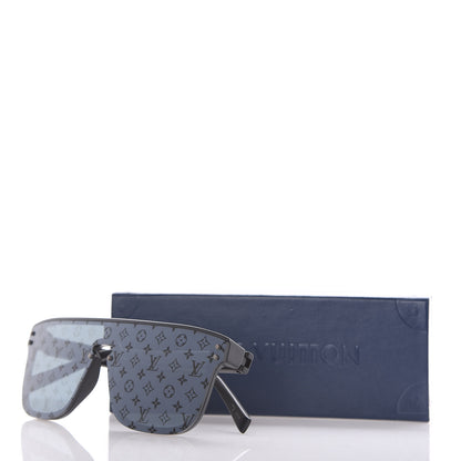 Louis Vuitton Acetate LV Waimea Square Sunglasses Z1082W Black 8 of 8
