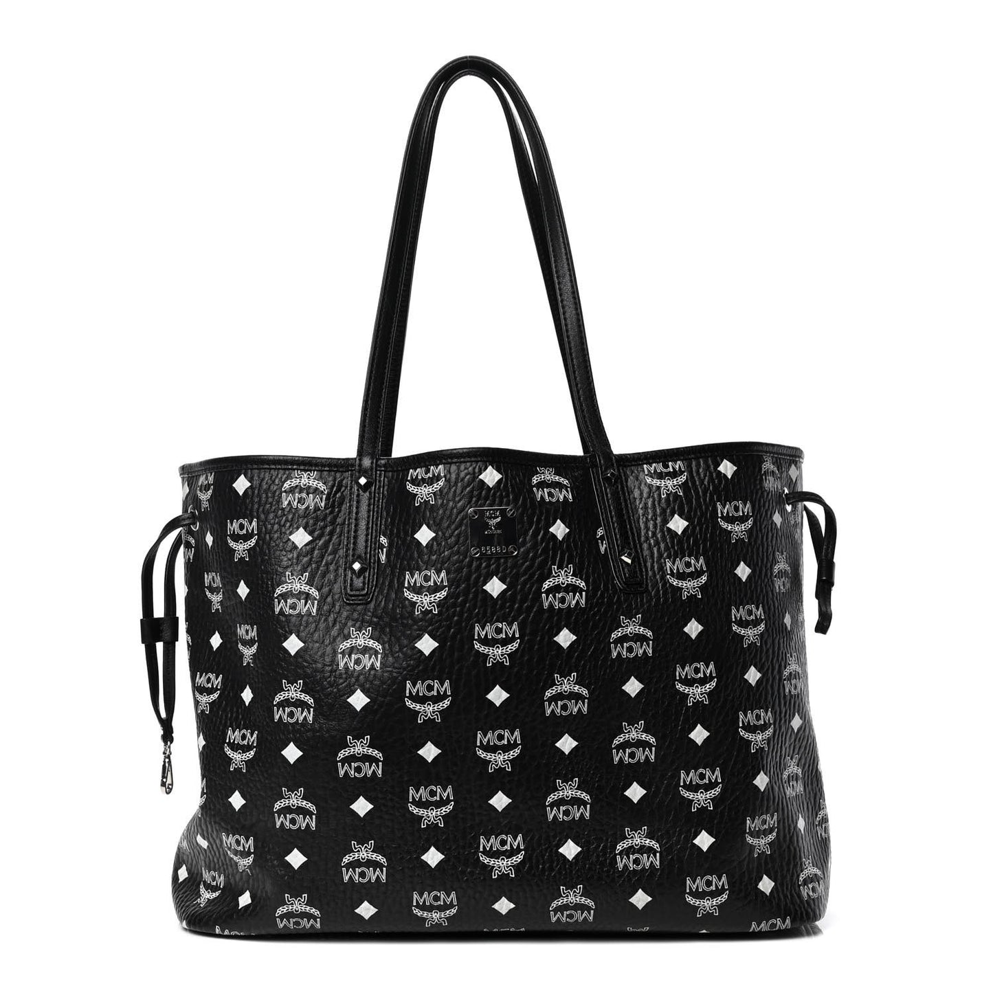 Visetos Medium Project Reversible Shopper Tote Black