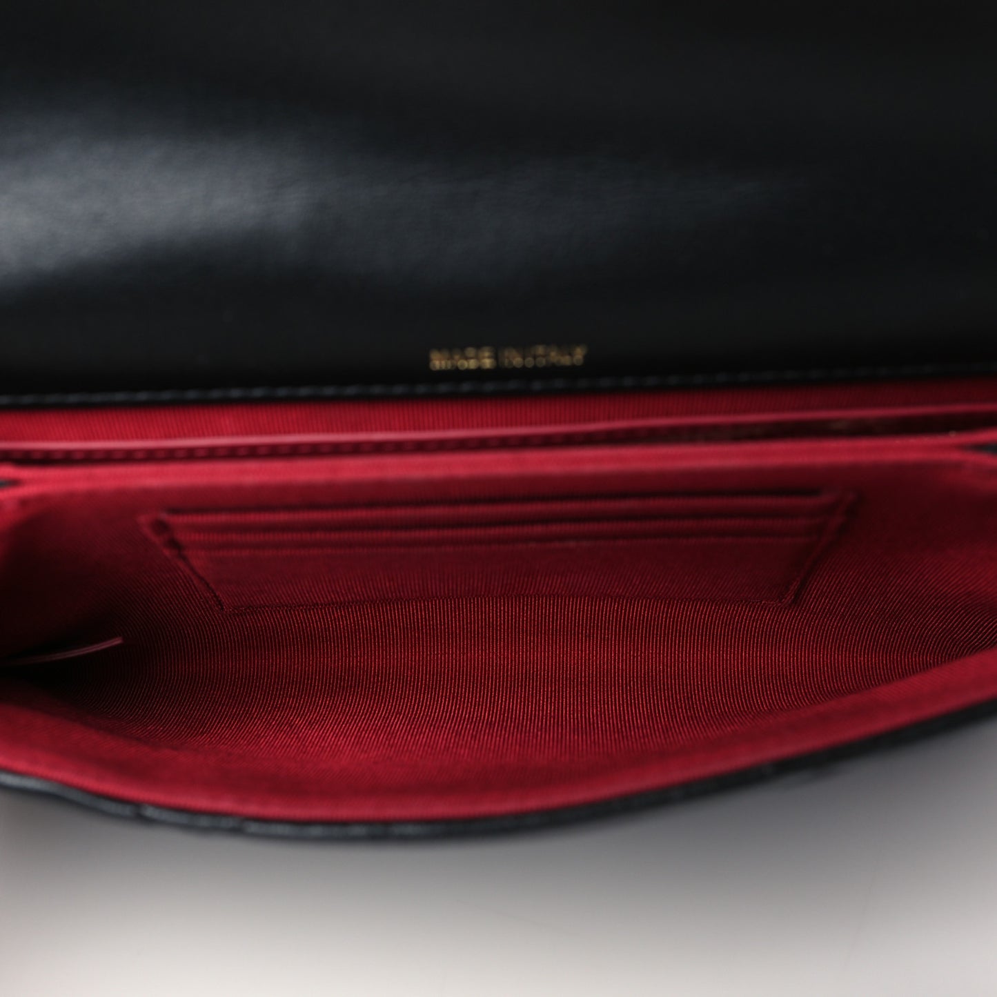 Lambskin Quilted Chanel 19 Flap Clutch Black