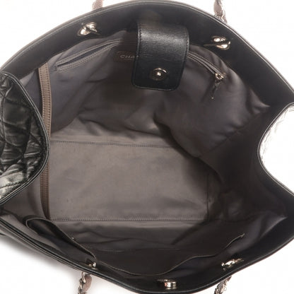 Chanel Vinyl Lipstick Tote Black 5 of 7