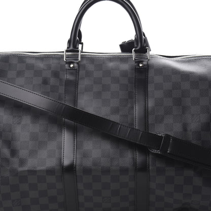 Louis Vuitton Damier Graphite Keepall Bandouliere 55 7 of 10