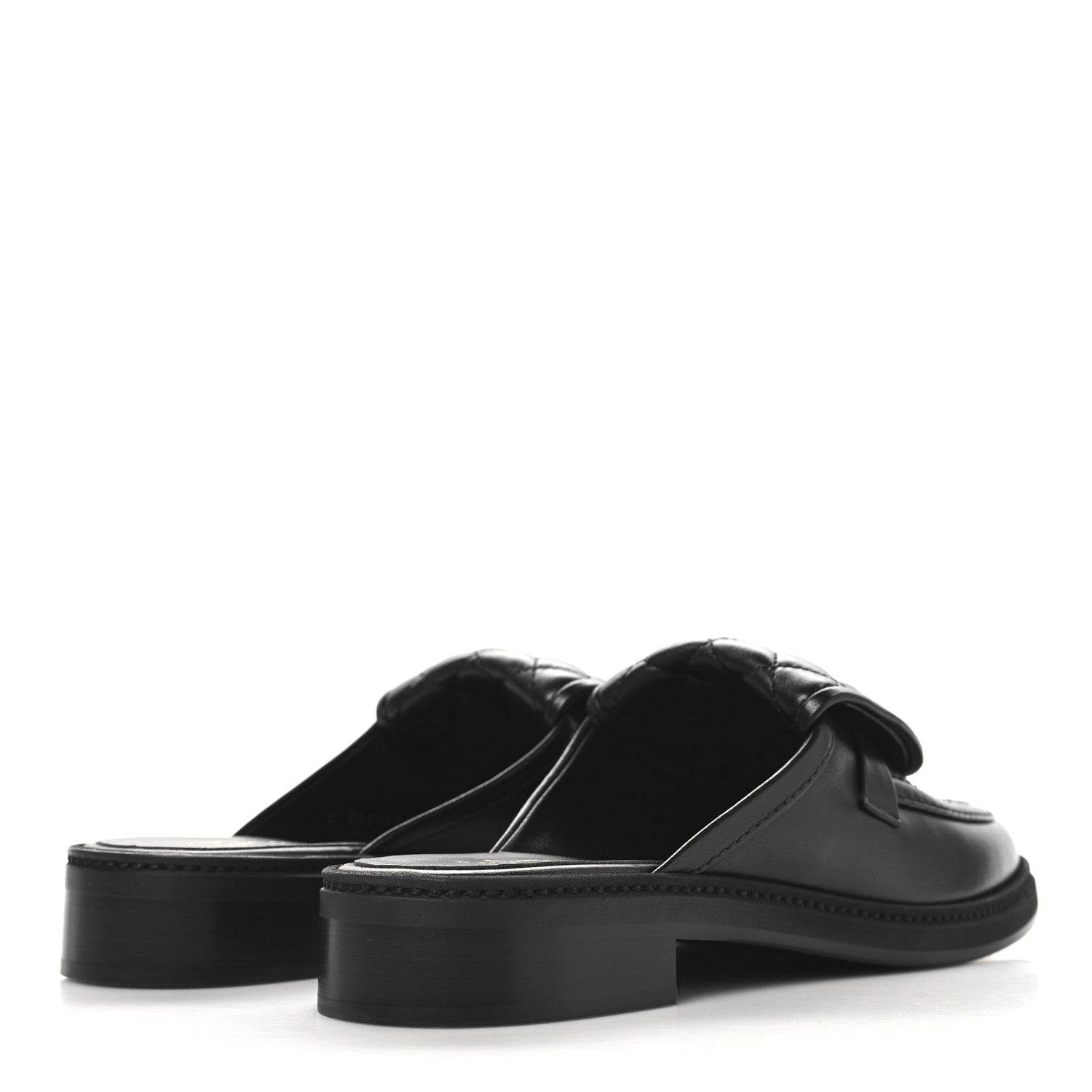Chanel Lambskin Quilted CC Turnlock Mules 40 Black 5 of 9