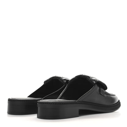 Chanel Lambskin Quilted CC Turnlock Mules 40 Black 5 of 9