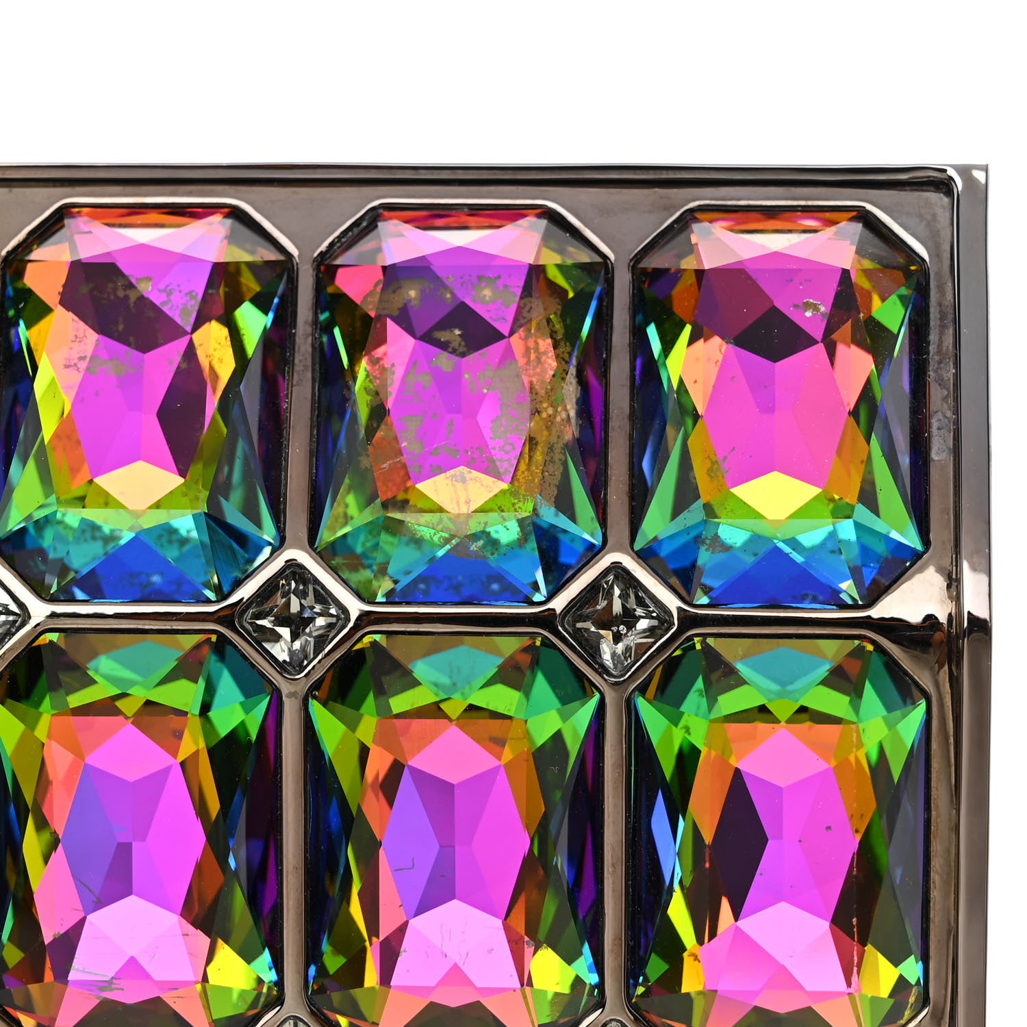 Judith Leiber Crystal Minaudiere Clutch Multicolor 10 of 14