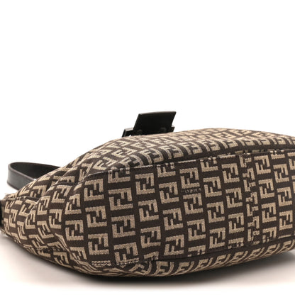 Fendi Zucchino Vitello Hobo Testa Di Moro Beige 8 of 9