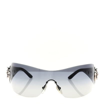Bulgari BVLGARI Crystal Flower Sunglasses 652-B Black 2 of 6