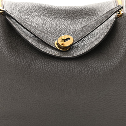 Hermes Taurillon Clemence Lindy 30 Etain 8 of 11