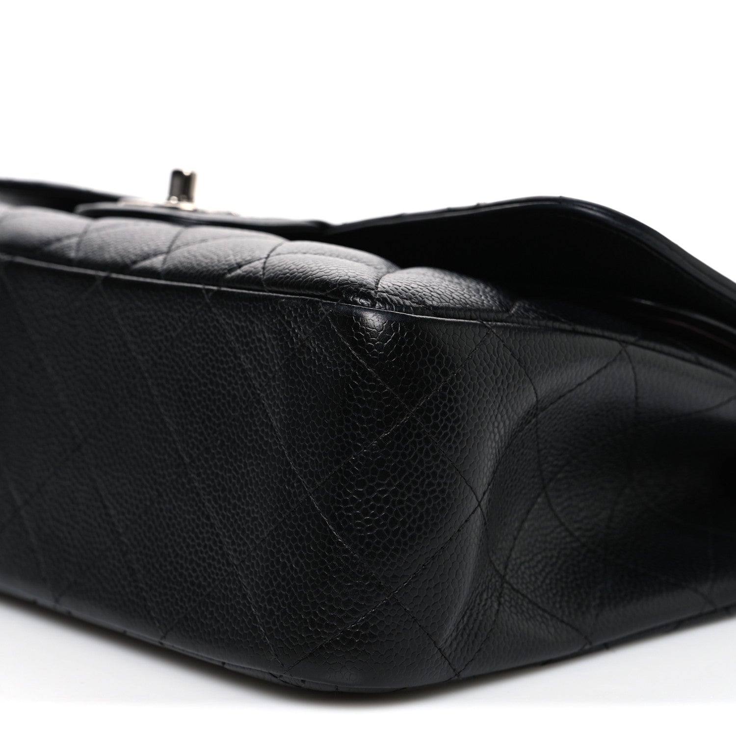 Chanel Caviar Quilted Jumbo Double Flap Black 10 of 10
