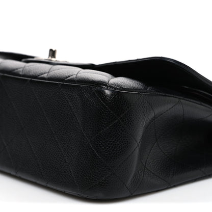 Chanel Caviar Quilted Jumbo Double Flap Black 10 of 10