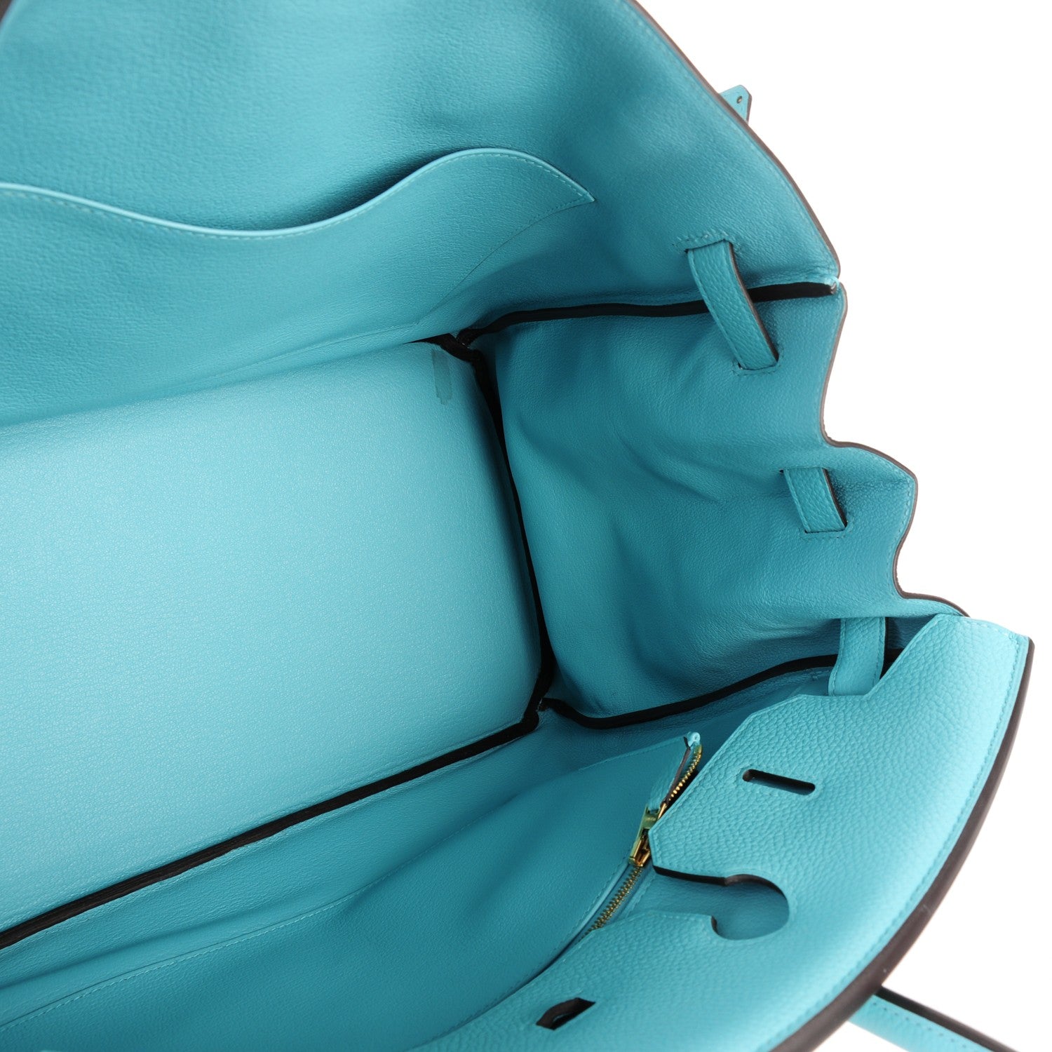 Hermes Togo Birkin 35 Bleu Atoll 27 of 29