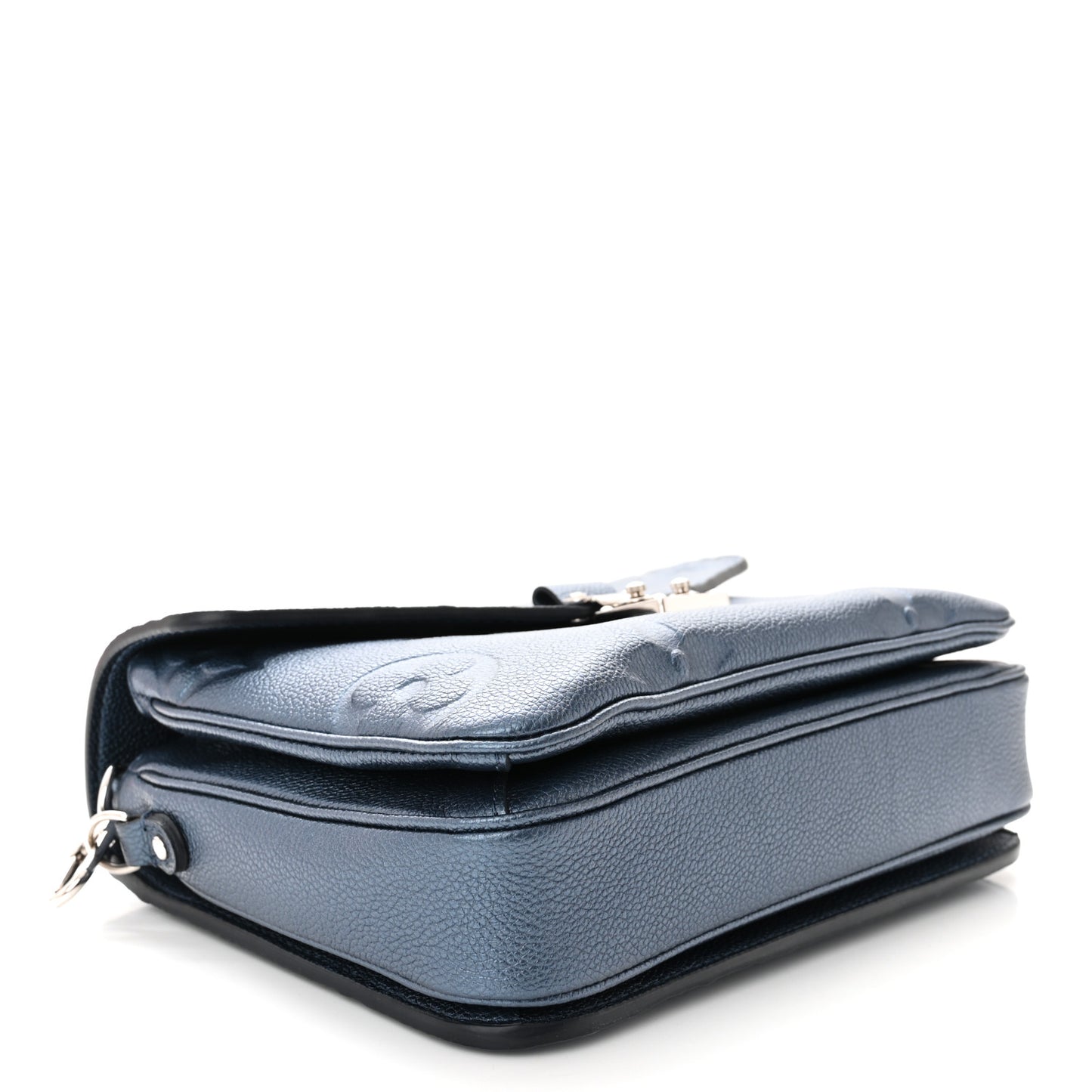 Metallic Empreinte Monogram Giant Pochette Metis Navy Nacre