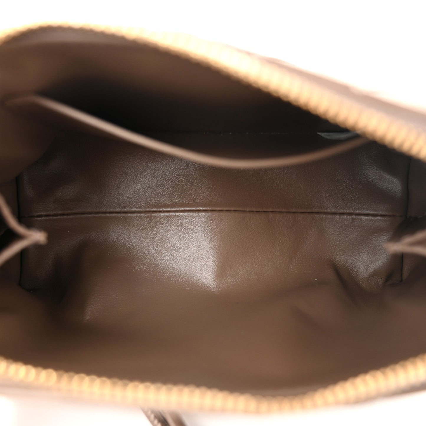 Nappa Intrecciato Concert Pouch Pinecone