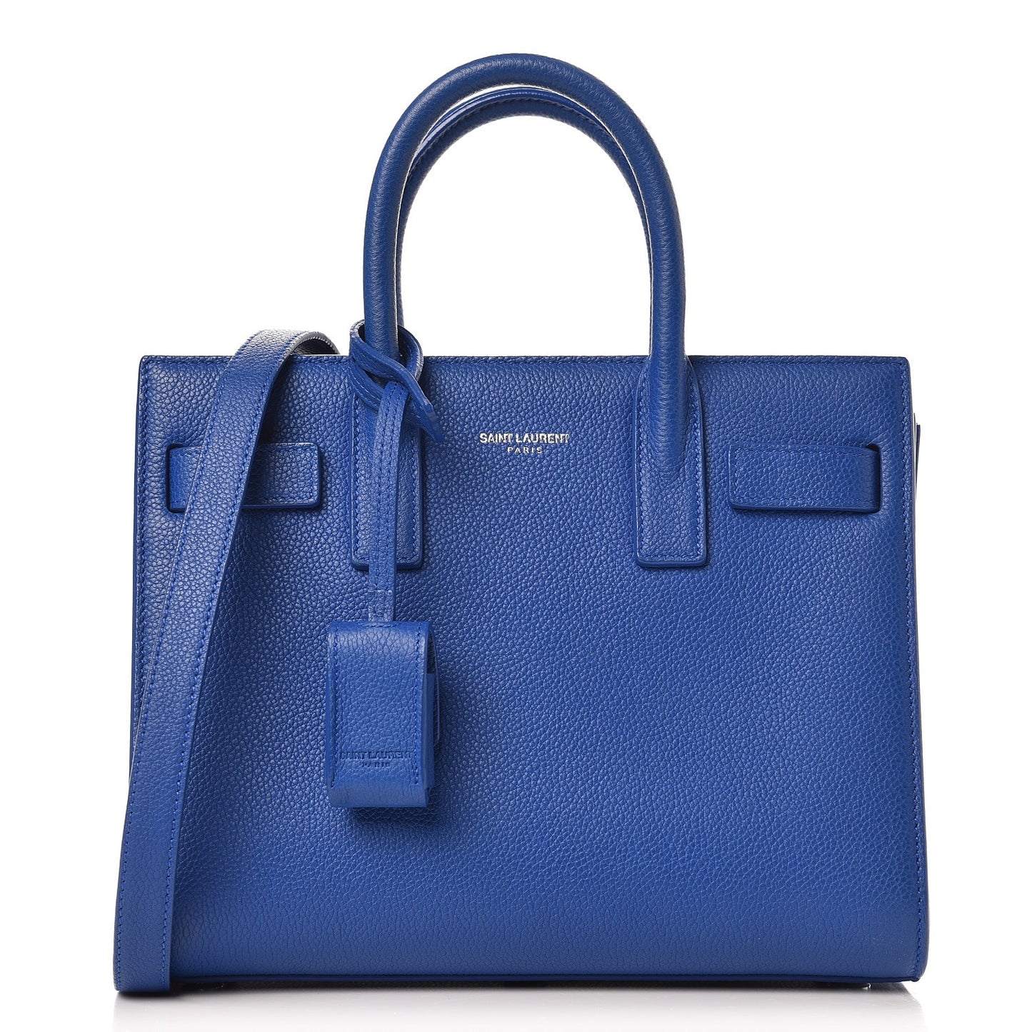 Calfskin Nano Sac De Jour Cobalt Blue