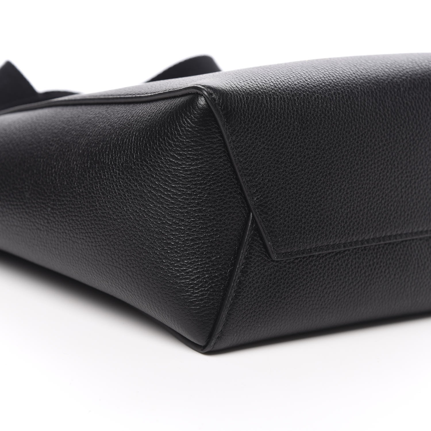 Celine Soft Grained Calfskin Small Sangle Bucket Bag Black 9 of 10