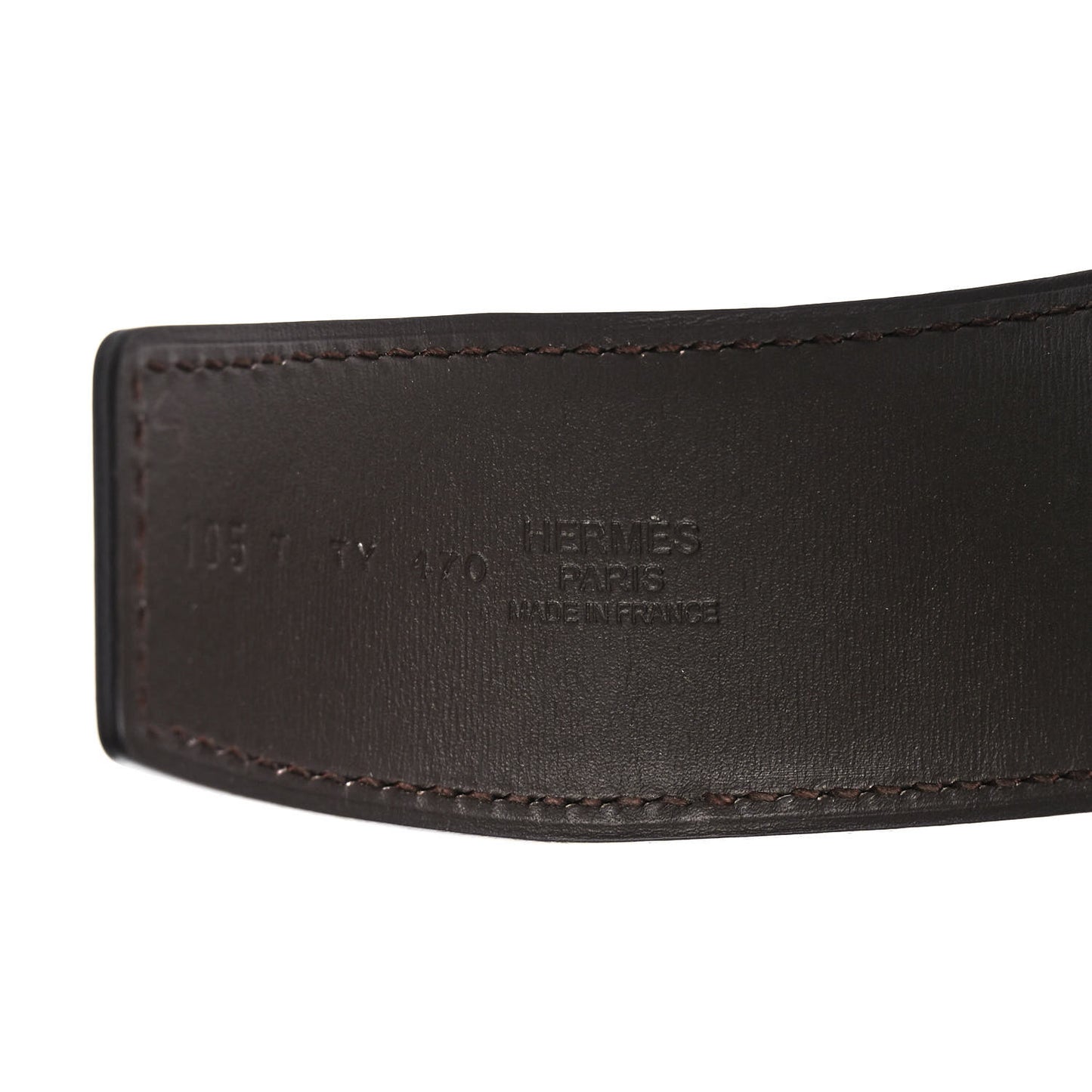 Box Tadelakt 42mm Constance 2 H Belt 105 Black Chocolate