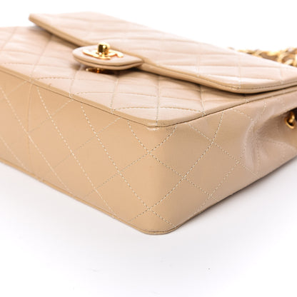 Chanel Lambskin Quilted Mini Square Flap Beige 10 of 12