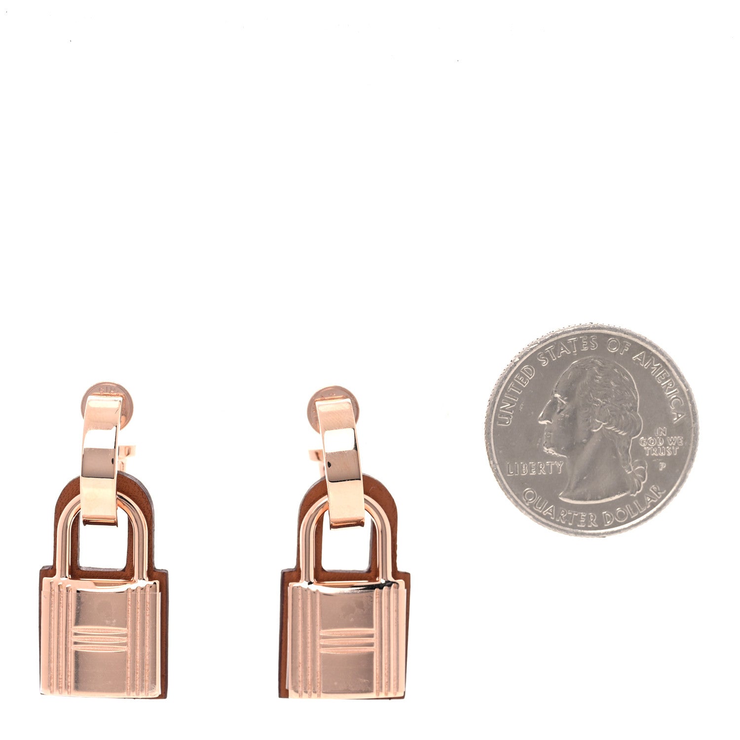 Hermes Swift O'Kelly Earrings Gold 2 of 7