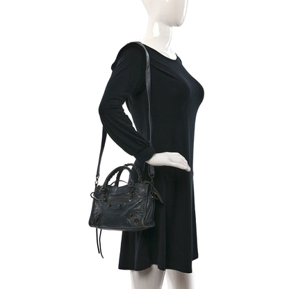 Balenciaga Agneau Classic Hardware Mini City Anthracite 2 of 9