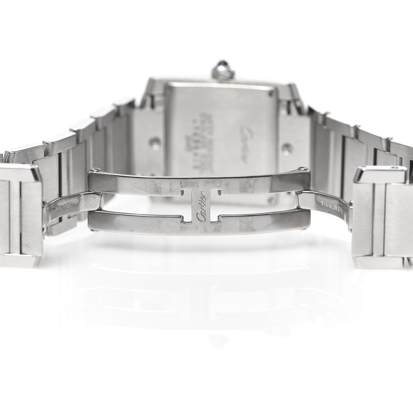 Stainless Steel 25mm Tank Francaise Quartz Watch