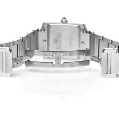 Cartier Stainless Steel 25mm Tank Francaise Quartz Watch 6 of 6