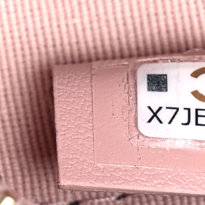 Chanel Caviar Quilted Clutch With Chain Light Pink 6 of 9